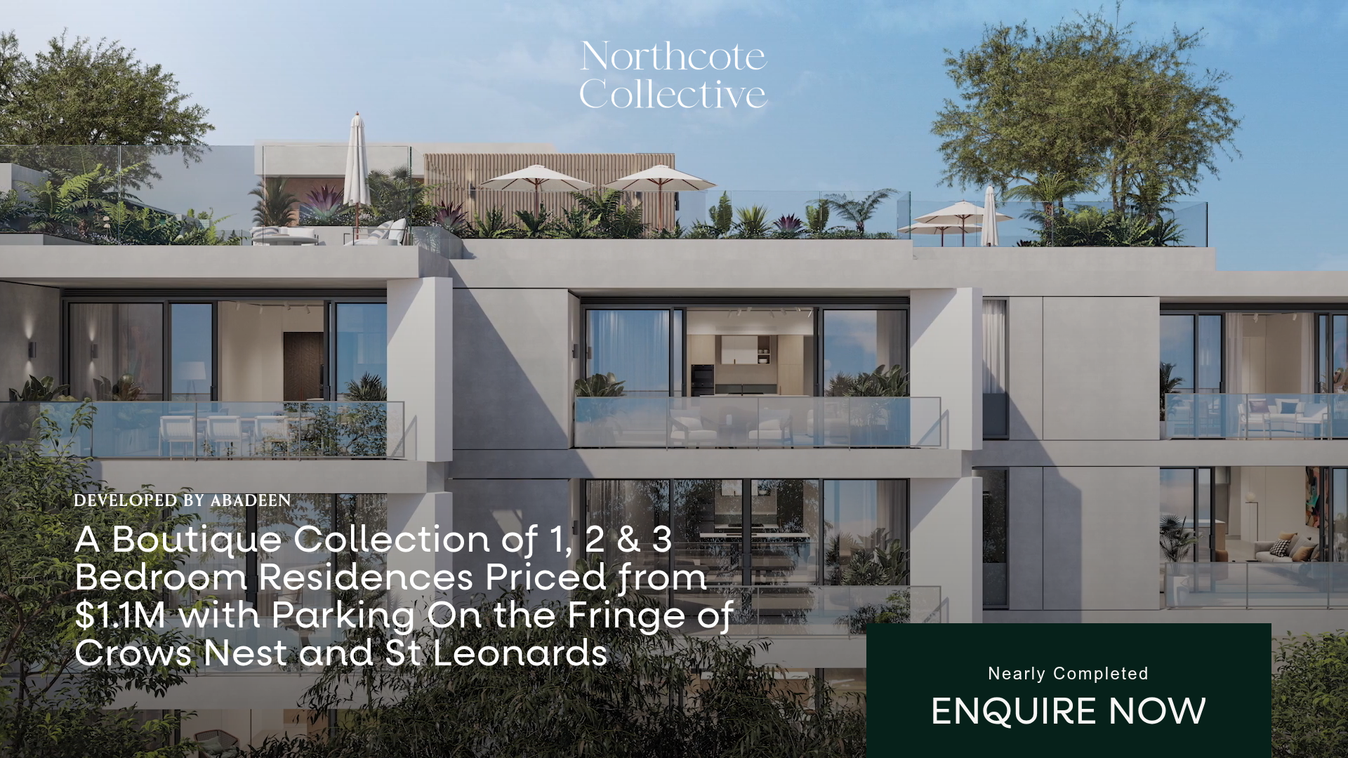 Northcote Collective landing page screenshot